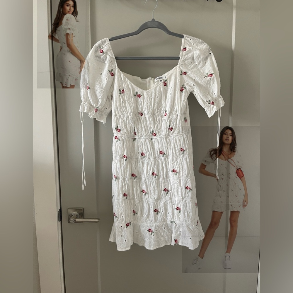 Missguided ruched mini dress
